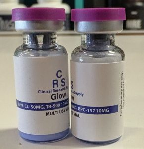 Glow bpc157 10mg tb500 1mg ghk cu 50mg1